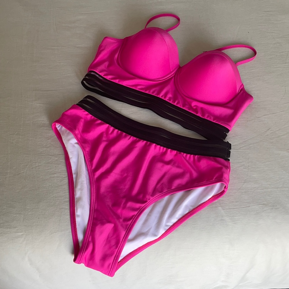 Hot Pink Bathing Suit
